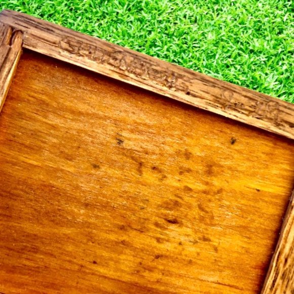 Vintage '78 Wood Trinket Box Artist Signed Gruenberg KINGWOOD FROM BRAZIL - Picture 5 of 16